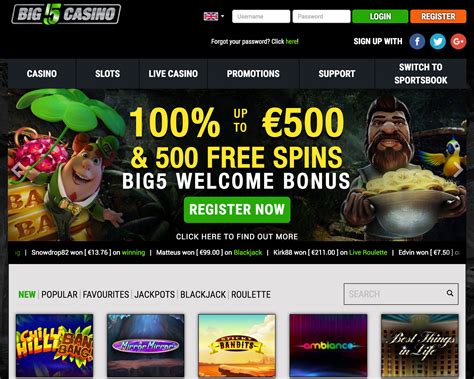Обзор Big5 Casino  Честный обзор от Casino Guru